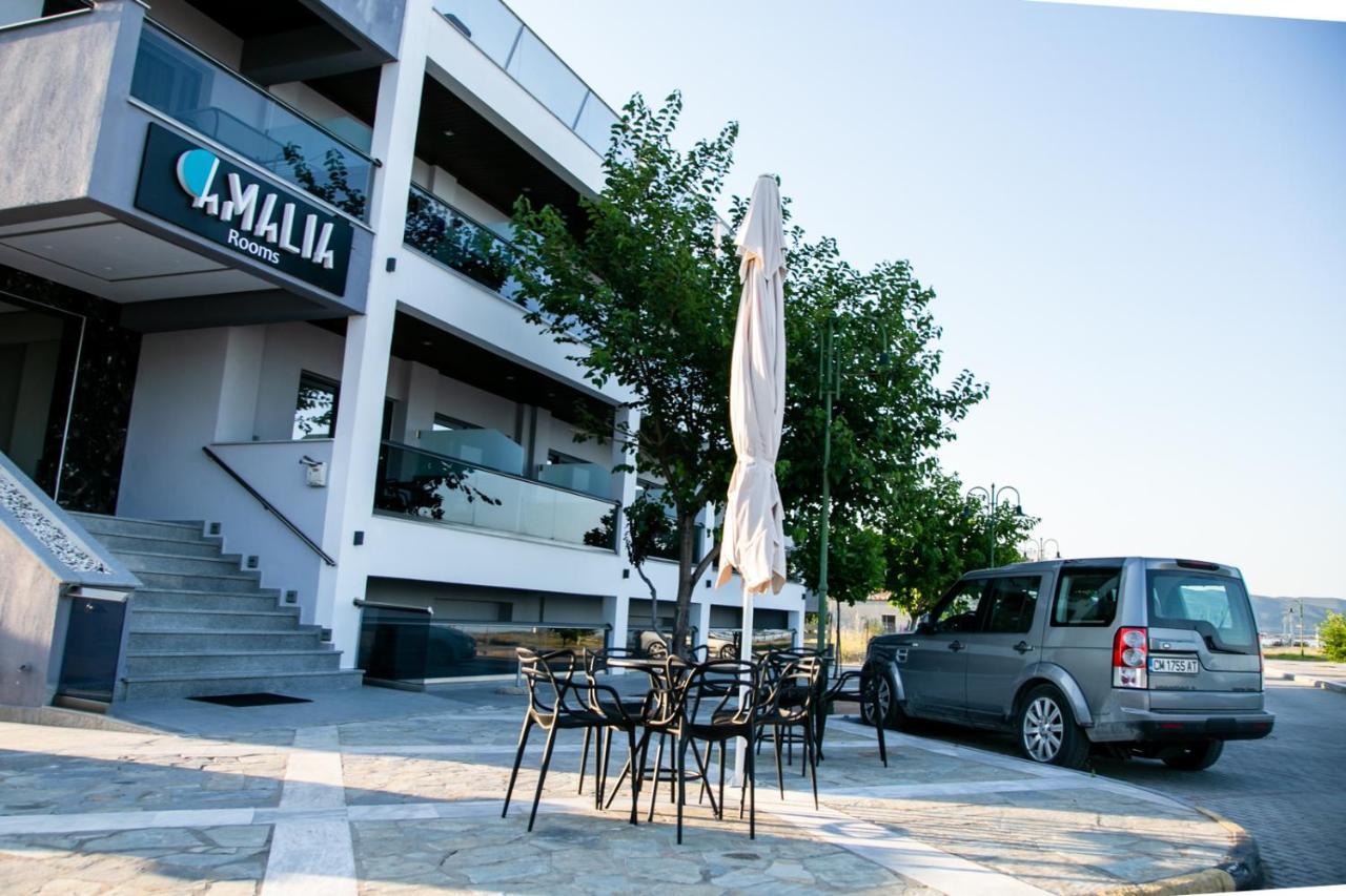 Amalia Rooms Sea View Nea Vrasna Exterior foto