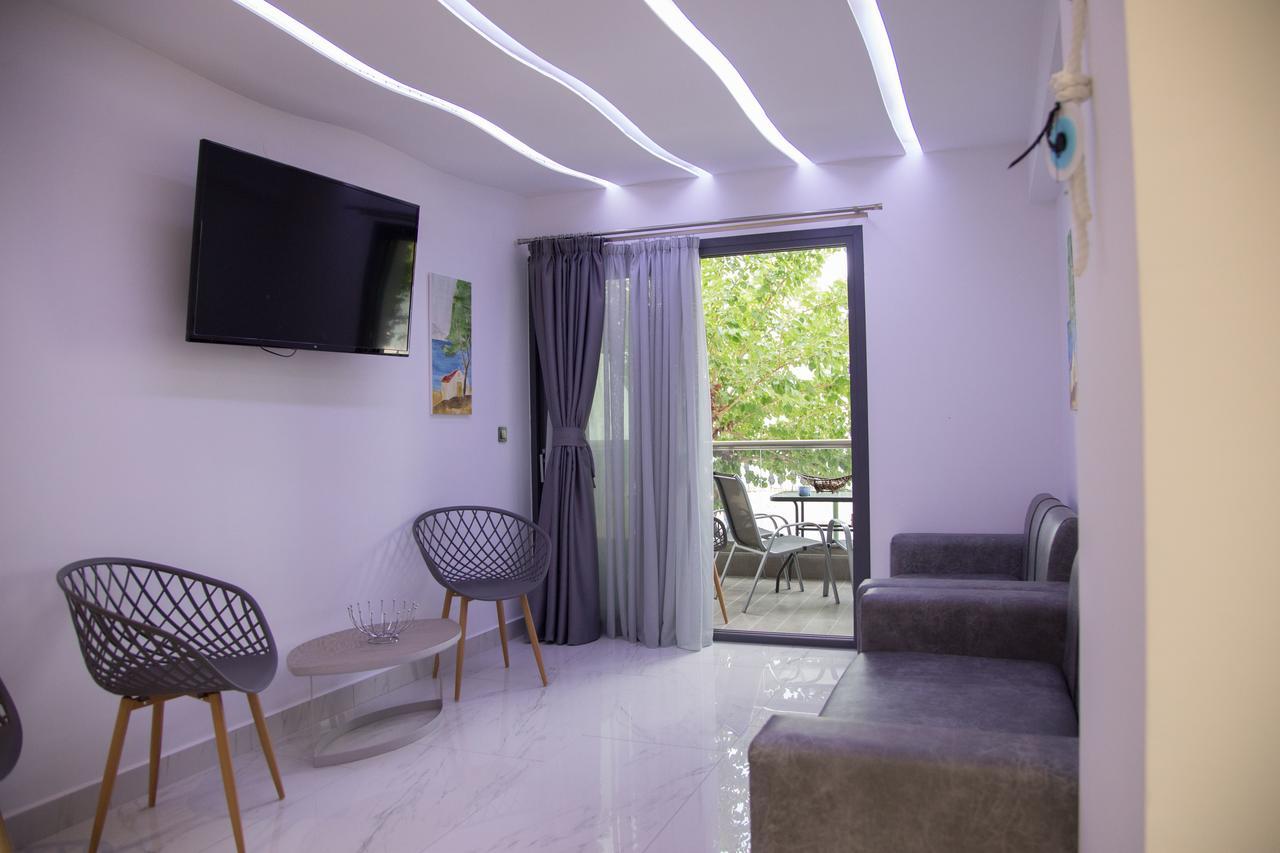 Amalia Rooms Sea View Nea Vrasna Exterior foto